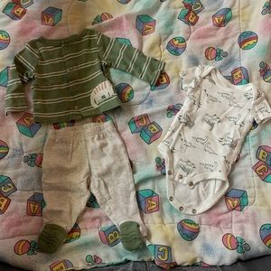 Newborn dinosaur outfit with onesie